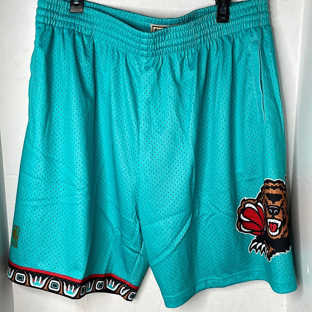 Mitchell &Ness Swingman Vancouver Grizzlies Shorts Teal Road Memphis NBA 2XL